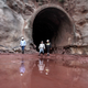 Engineers walk out of an under construction railway tunnel in Karka in the Reasi district in Jammu and Kashmir state March 4, 2015. India's government unveiled plans last month to invest $137 billion in its decrepit rail network over the next five years, heralding Prime Minister Narendra Modi's aggressive approach to building infrastructure needed to unlock faster economic growth. Picture taken March 4, 2015.